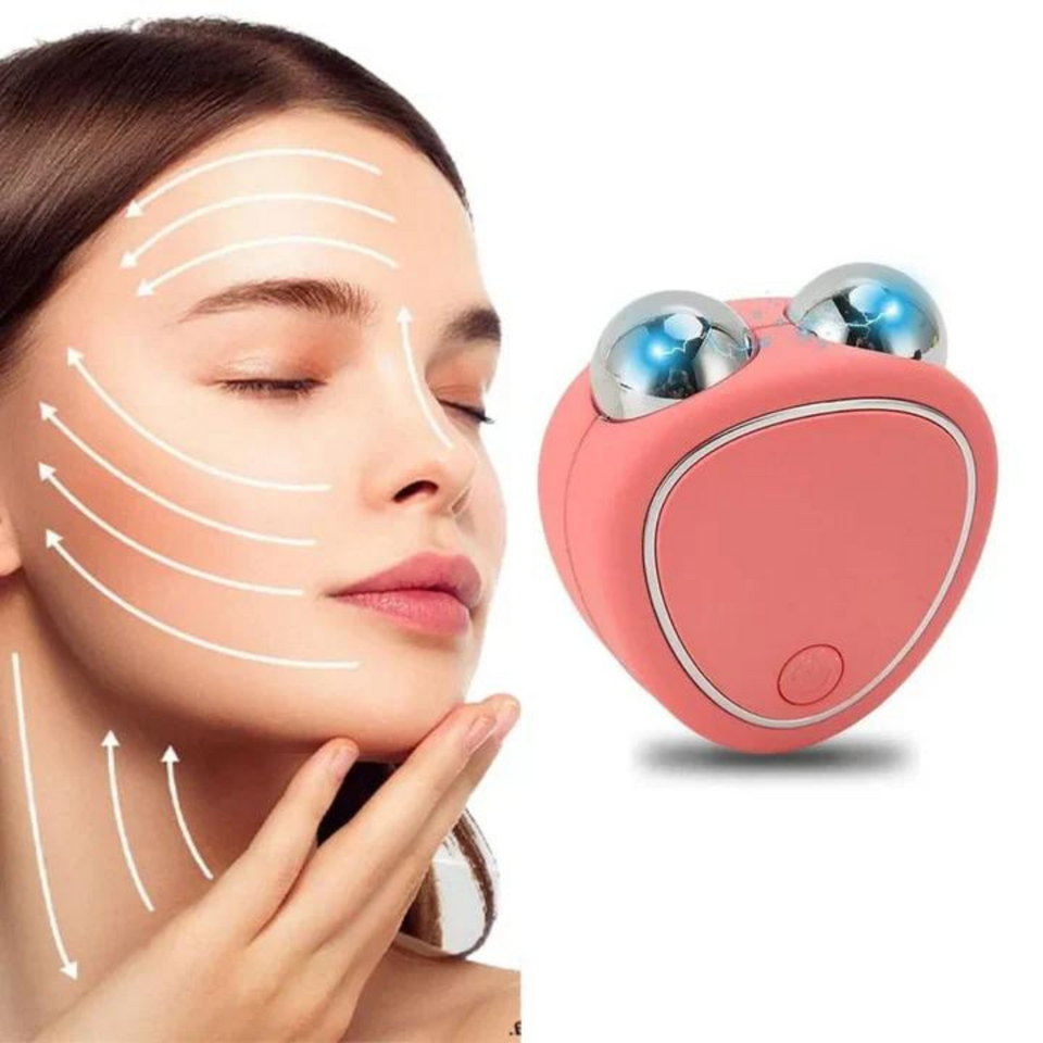 MASAJEADOR FACIAL CON MICROCORRIENTE